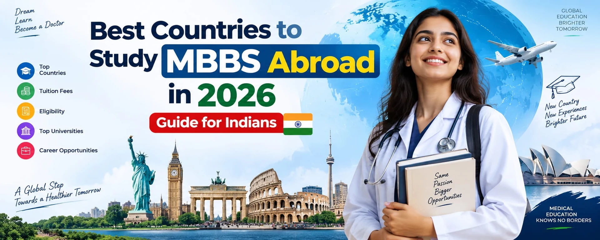 Best Countries to Study MBBS Abroad in 2026 – Comparison Guide for Indian Students
